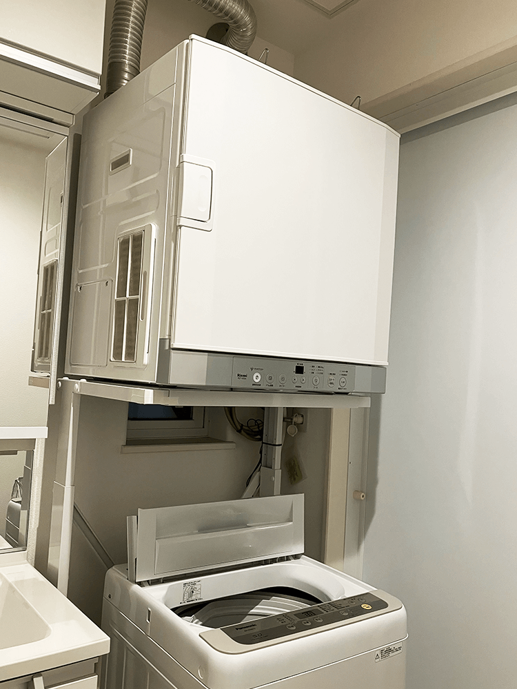 衣類乾燥機-配管部分